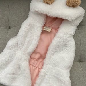 First impression toddler faux vest